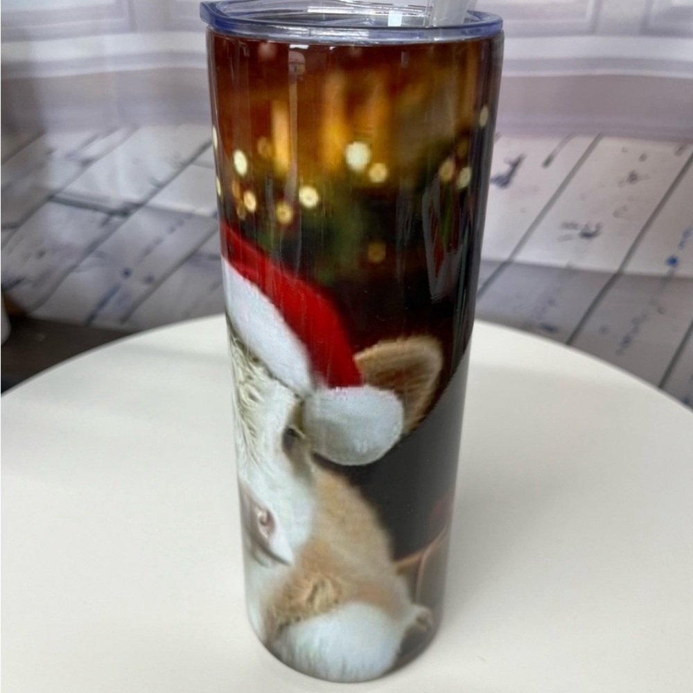 Handmade Cow Tumbler. NWOT